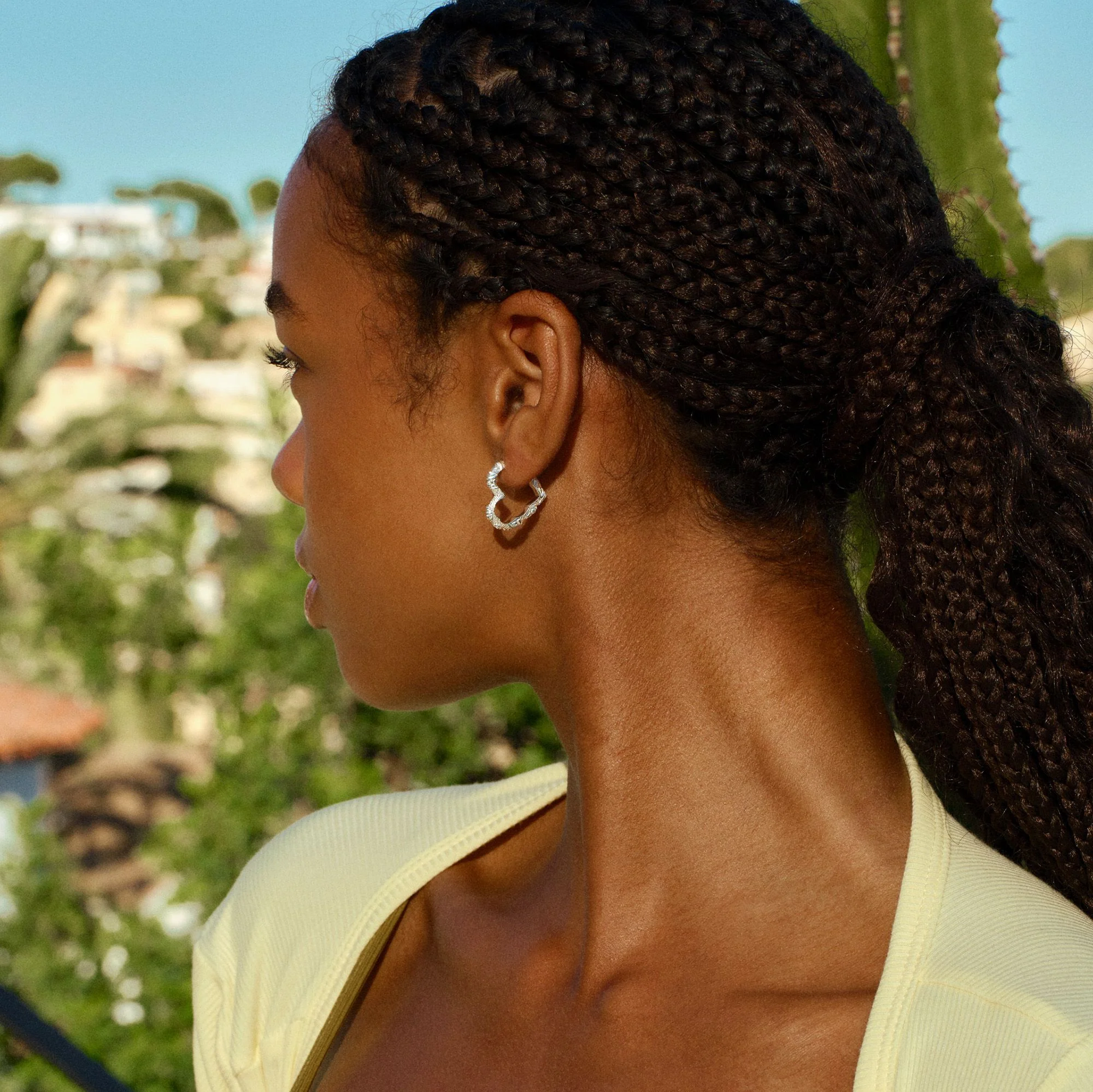 Mellem Heart Crush Hoops - Image 2